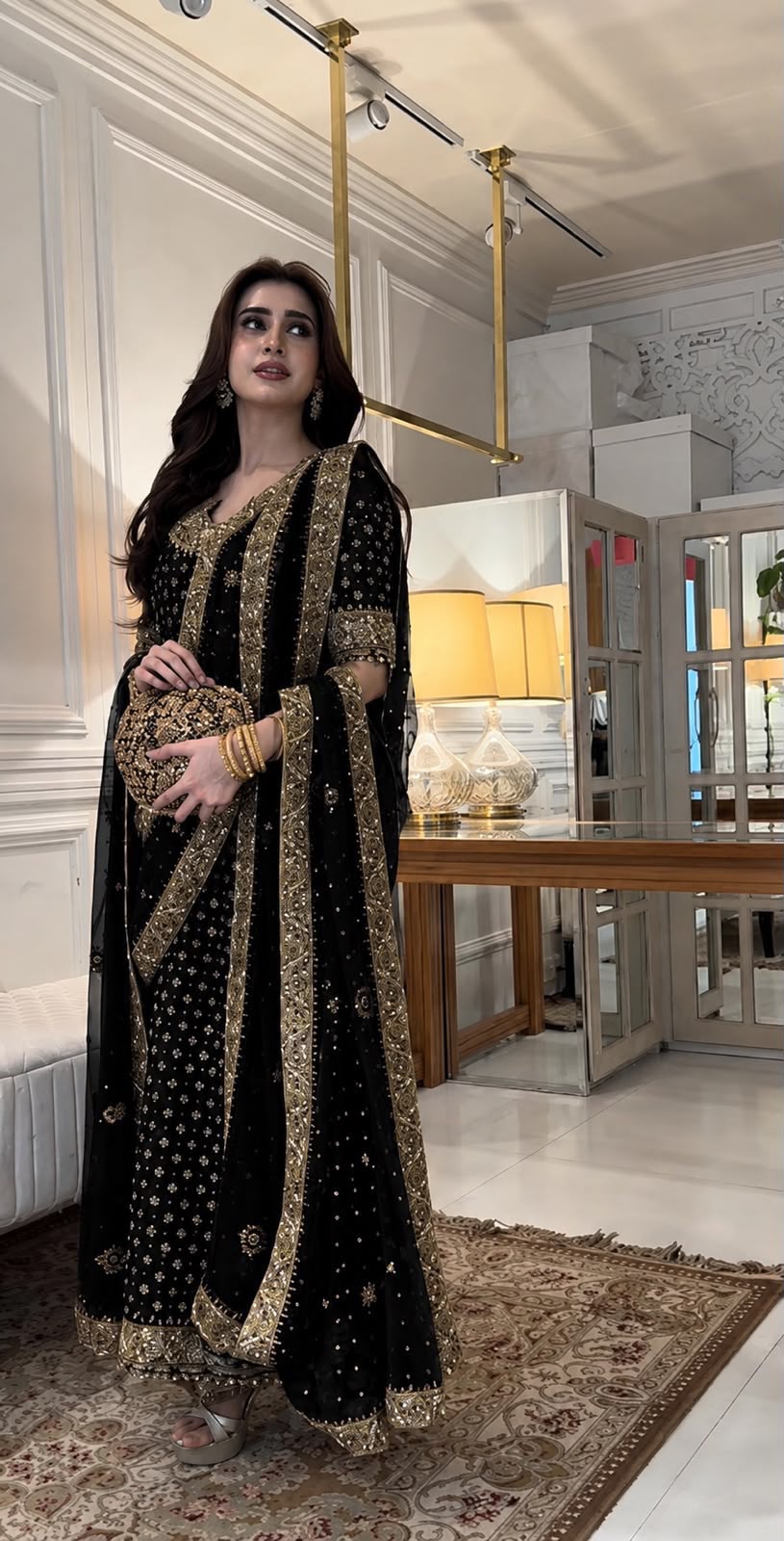 Haris Shakeel Addawork Formal Wedding Collection-BLACK
