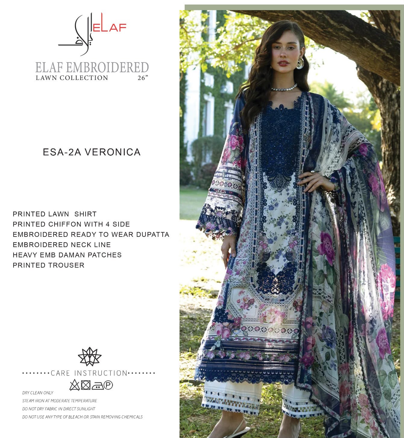 Presenting Elaaf Lawn Collection 2026