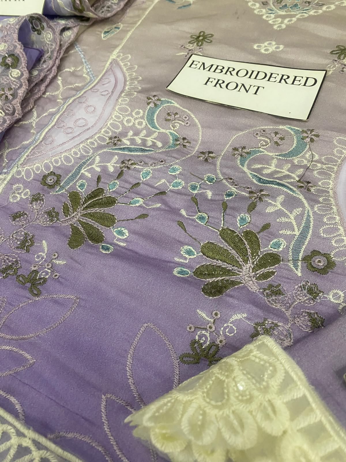 MARIA B TIE N DYE LUXURY CHIKENKARI