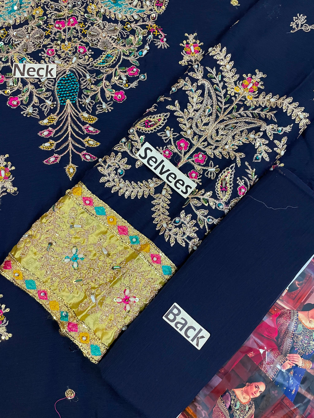 Nureh Chiffon Embroidered Unstitched Collection