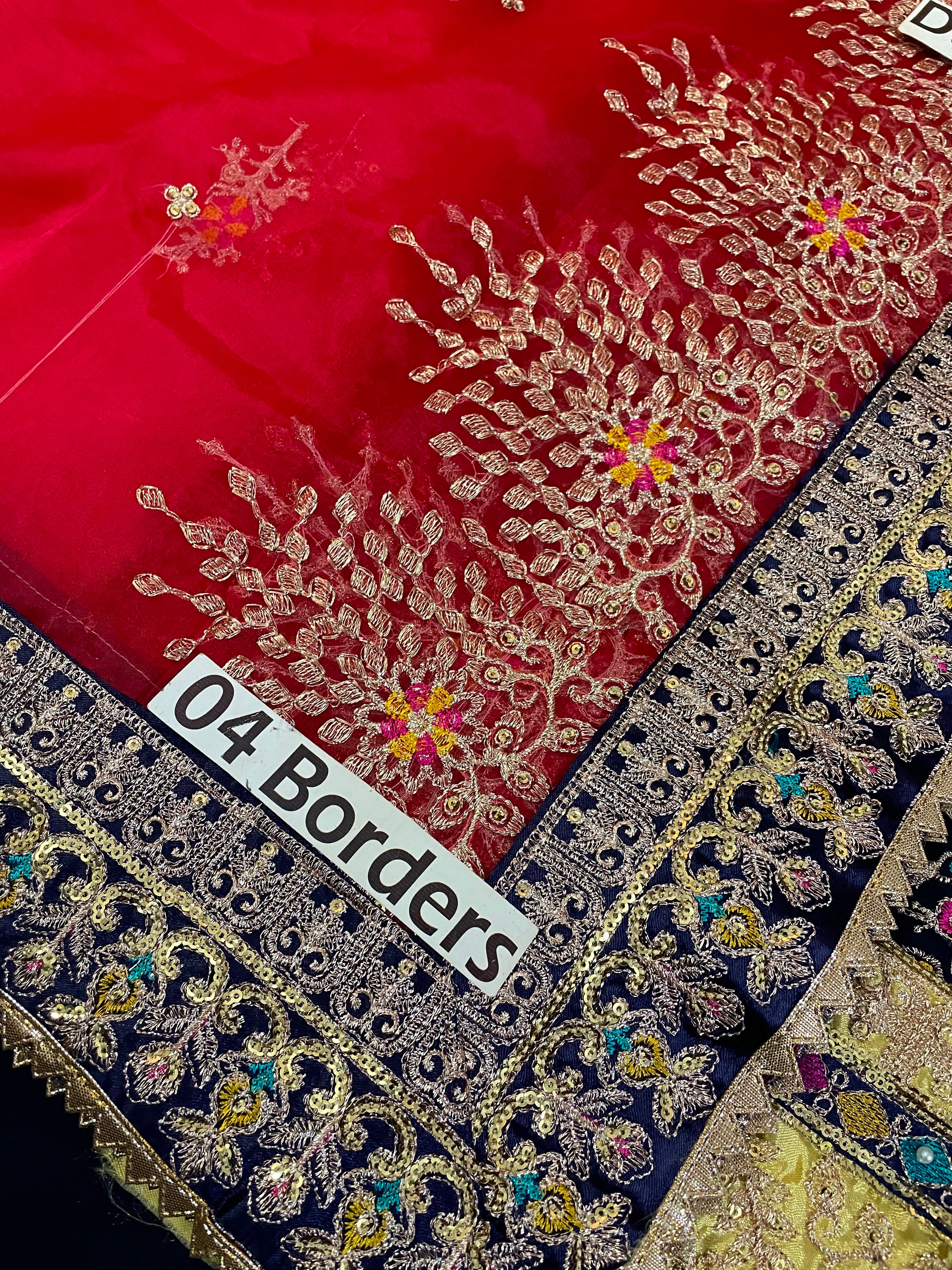 Nureh Chiffon Embroidered Unstitched Collection