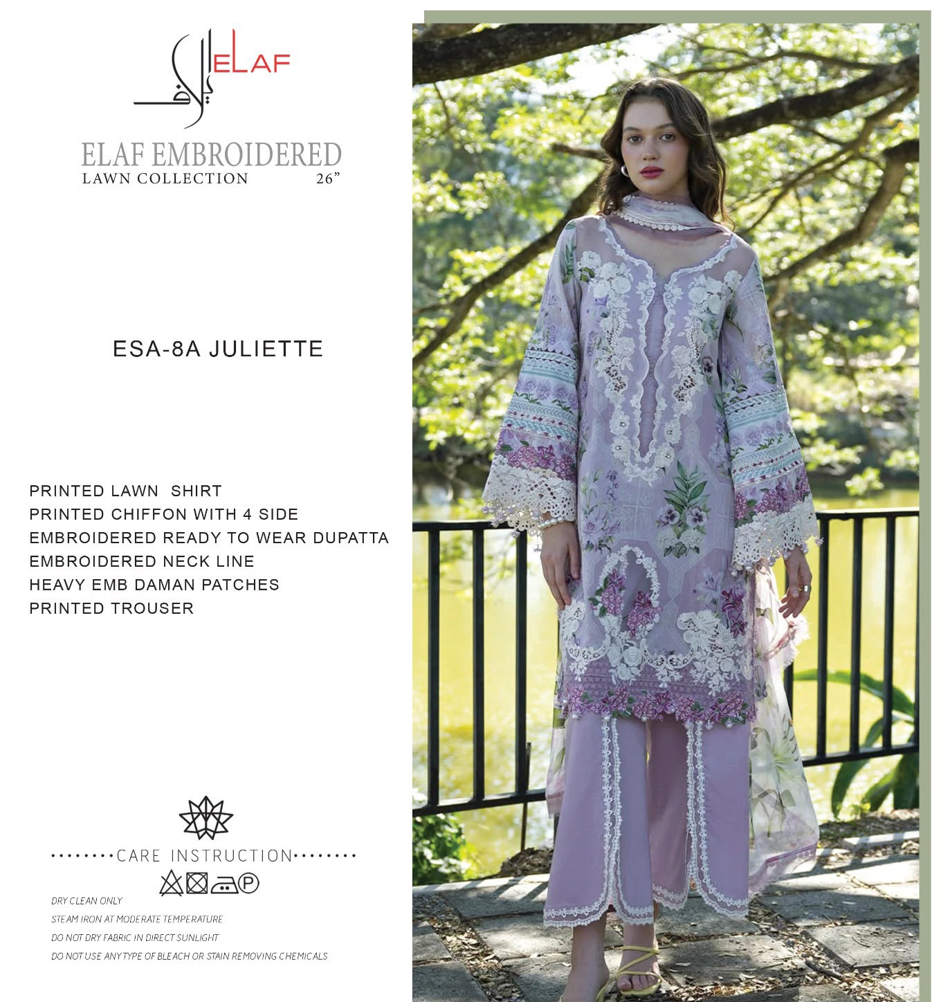 Presenting Elaaf Lawn Collection 2026