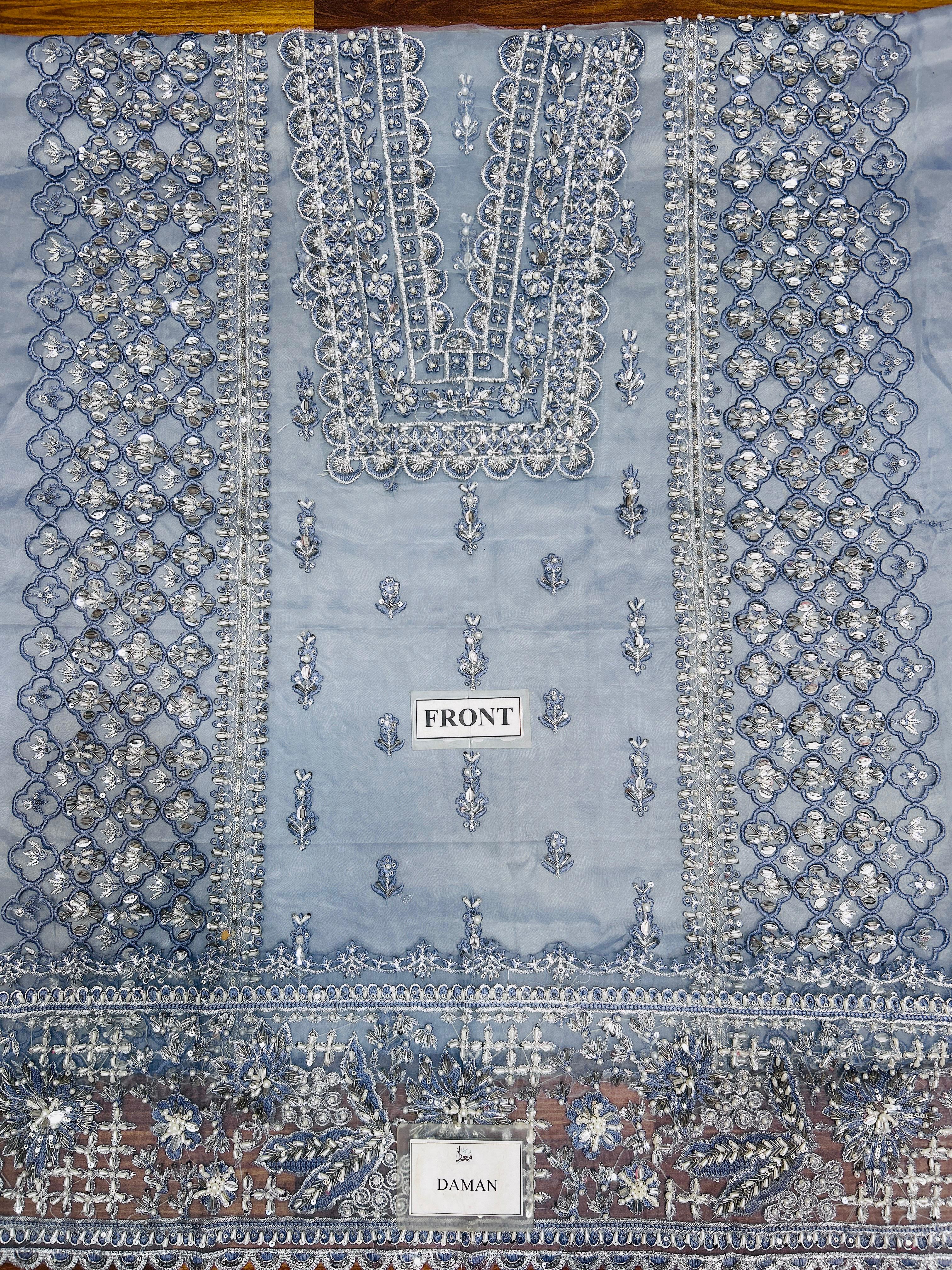 BRAND ZAHA ORGANZA SUIT