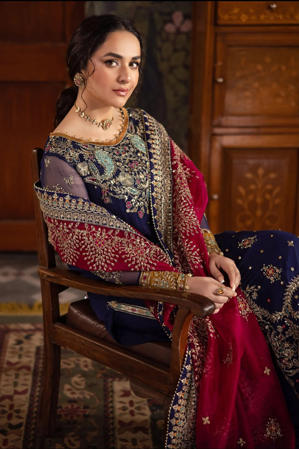 Nureh Chiffon Embroidered Unstitched Collection