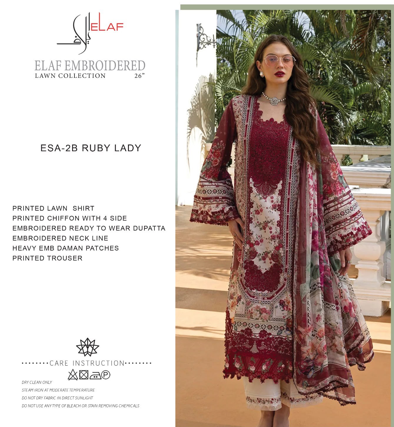 Presenting Elaaf Lawn Collection 2026